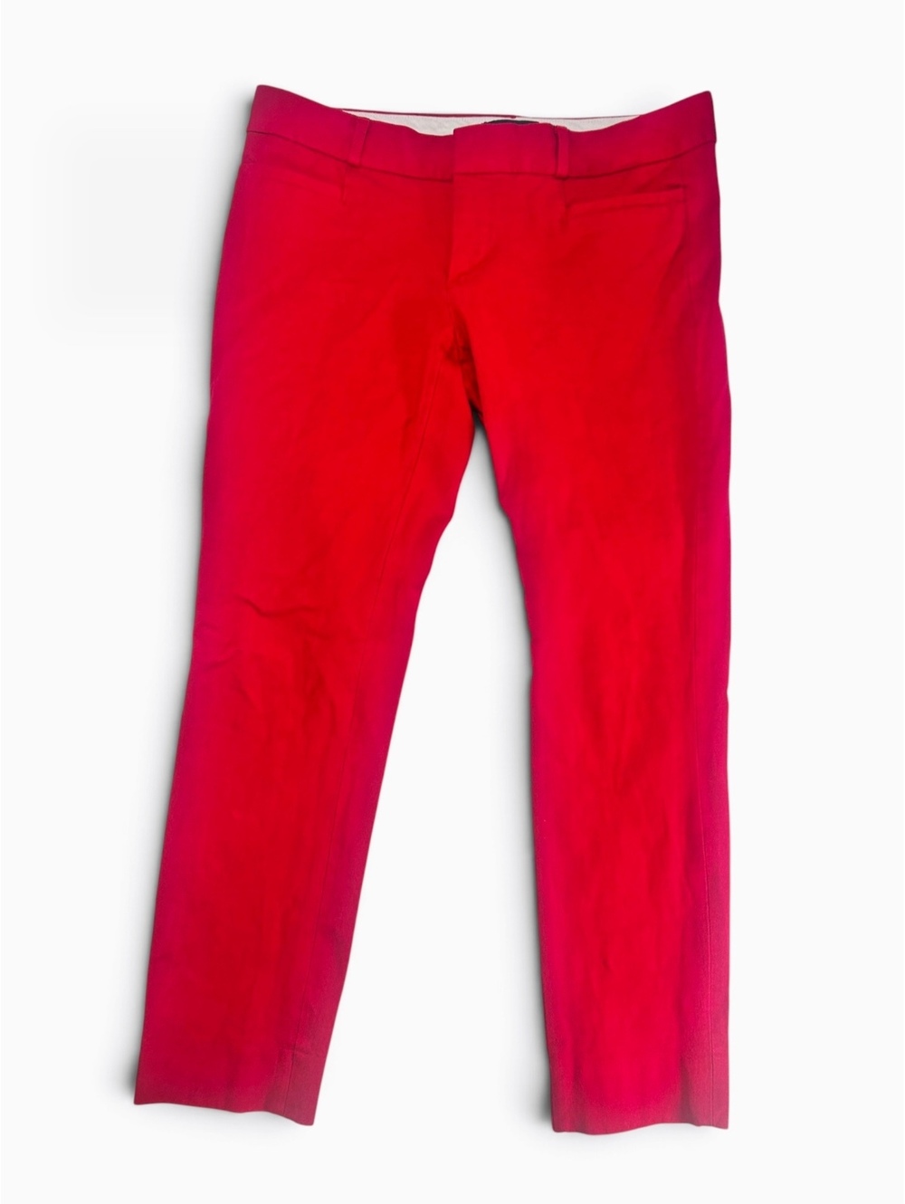 Red Pink Petite 2 Work Stretch Dress Slacks